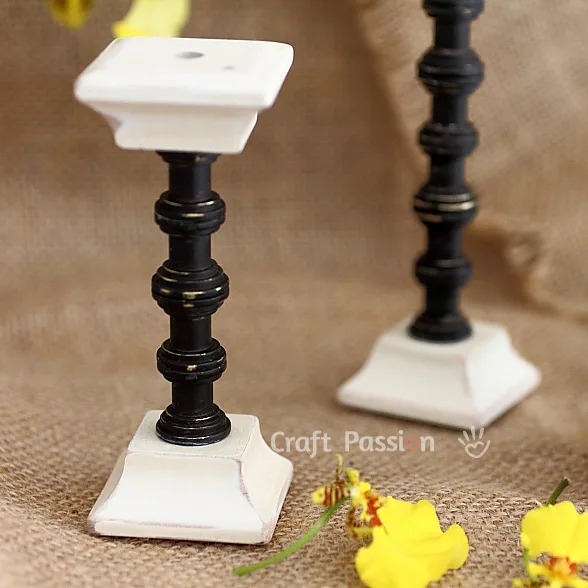 hoe to make candle holder
