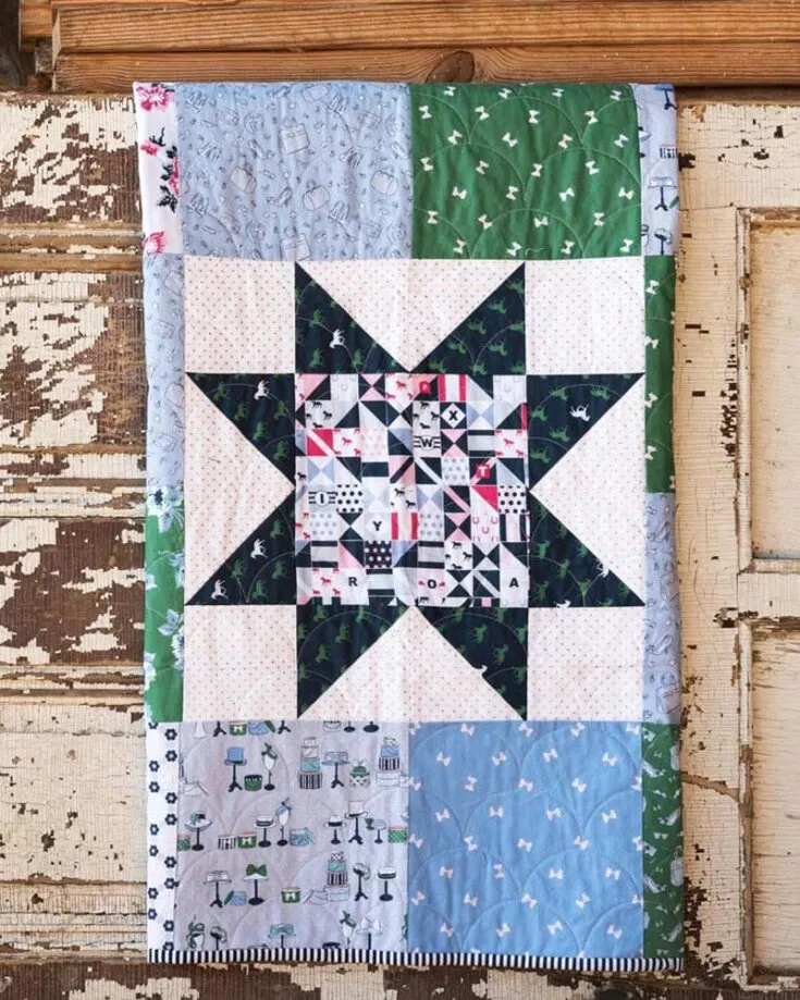 Beginners, check this out. Showcase your favorite fabrics by incorporating them into this lovely sawtooth star baby quilt! It&rsquo;s a delightful project to embark on and a pretty straightforward design, too. This pattern uses the no-waste flying geese method, making it efficient and fun to assemble. The final measurements yield a 48&rdquo; x 48&rdquo; baby quilt.