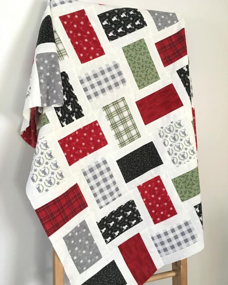 Next up on the list is this joyful quilt pattern called the Simply Done Quilt! Isn&rsquo;t it so cute and simple? It would make for a great Christmas present for your loved ones, as it offers a blend of simplicity and elegance! This design also incorporates layer cakes, fat quarters, fat eighths, and cut yardage to make four quilt sizes as follows: Lap (51&rdquo; x 68&rdquo;) Throw (59.5&rdquo; x 76.5&rdquo;) Twin (68.5&rdquo; x 85.5&rdquo;) Queen (94&rdquo; x 94&rdquo;) King (110&rdquo; x 110&rdquo;)