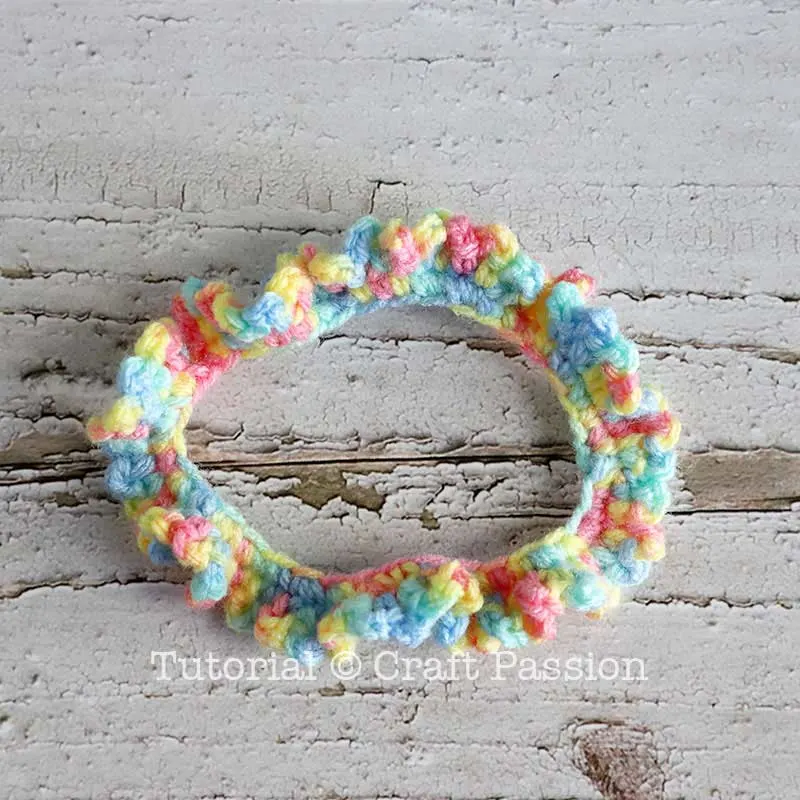 ruffled collar add on piece for elephant amigurumi dress