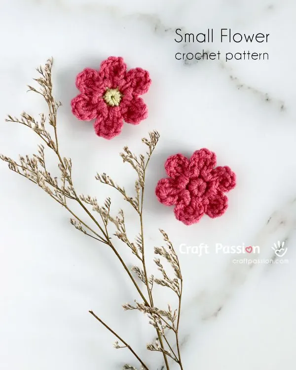 crochet flower pattern