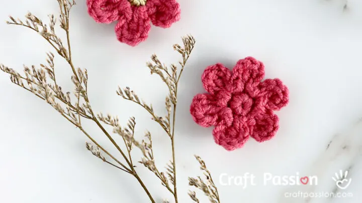 crochet flower pattern