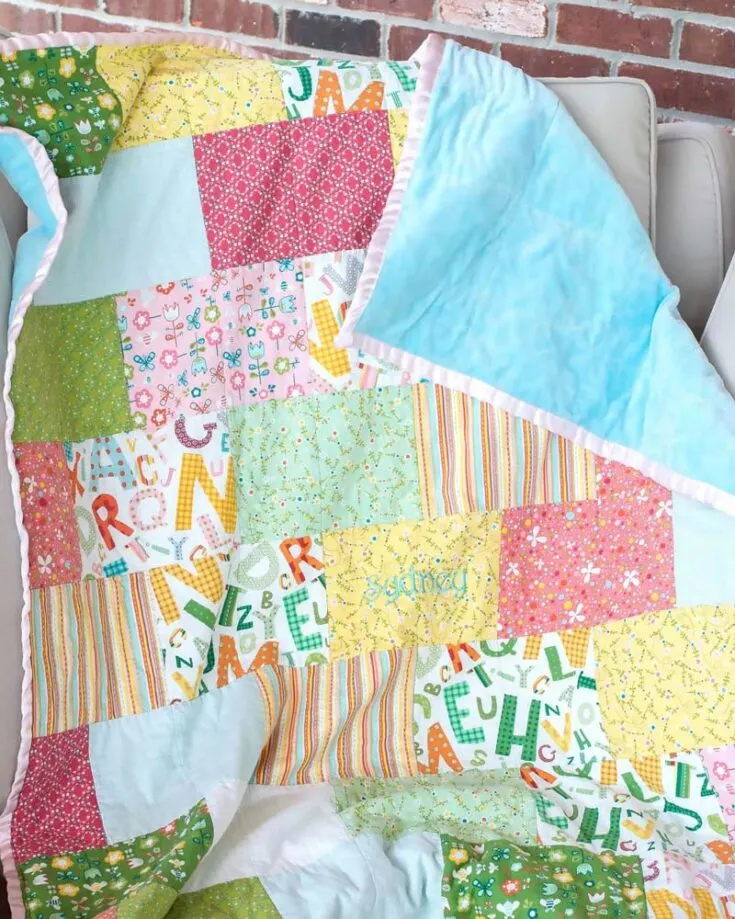 Speaking of snuggles, quilt your little ones this adorable Snuggle Bricks Quilt that is fat quarter-friendly! With its simple yet stylish design, this quilt combines warmth and elegance effortlessly. Not to mention, the cute prints on the fabric will make your kids head over heels! It&rsquo;s easy to stitch up, and it results in a lap quilt with the size of 45&rdquo; x 54&rdquo;.