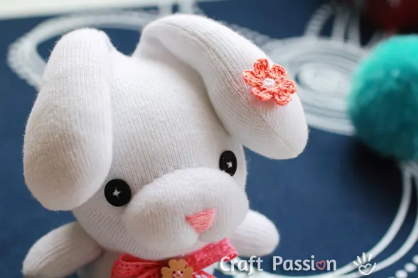 Learn how to sew sock bunny plushies with a pair of cute droopy ears. You will love this cute and squeezy soft toy. Perfect to sew as gift.