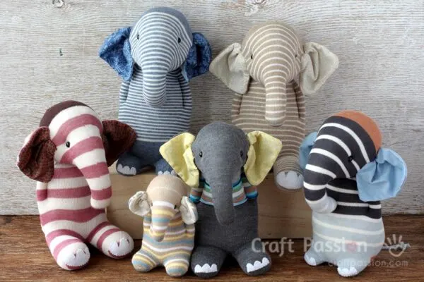 how to sew stuffed elephant