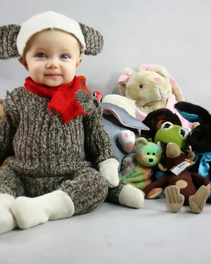 Dress up your baby as a monkey and go bananas this Halloween season! Watch as they swing from house to house, trick-or-treating for candy in their adorable monkey costume.