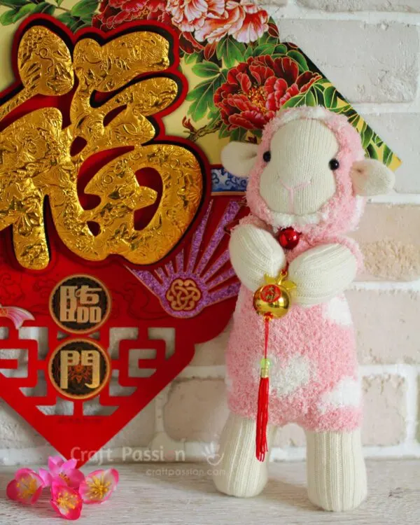 sock sheep tutorial
