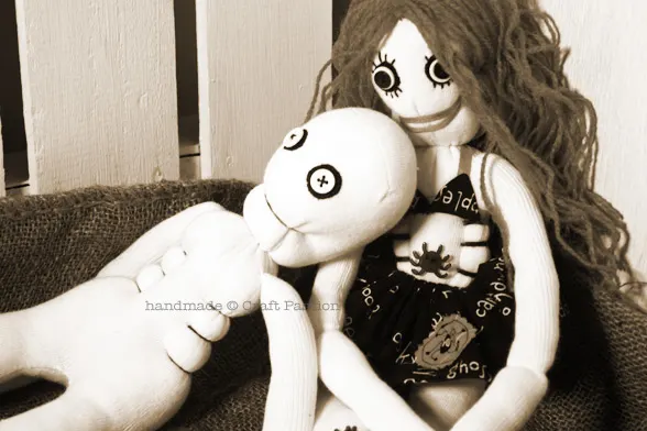 halloween doll sewing pattern