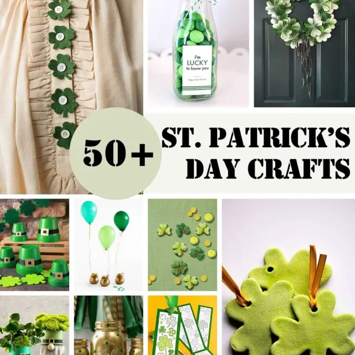 Enjoy these free St. Patrick's Day Crafts with your family. These crafts are perfect to make with your kids. Designs ranging from home decor, baking, to arts and crafts.