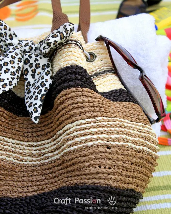straw bag crochet pattern
