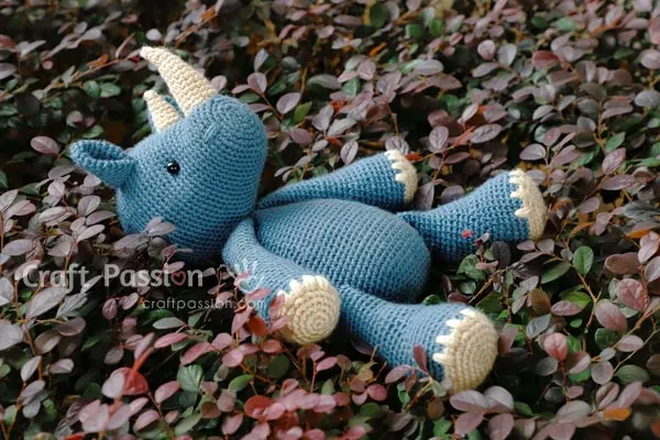 amigurumi rhino