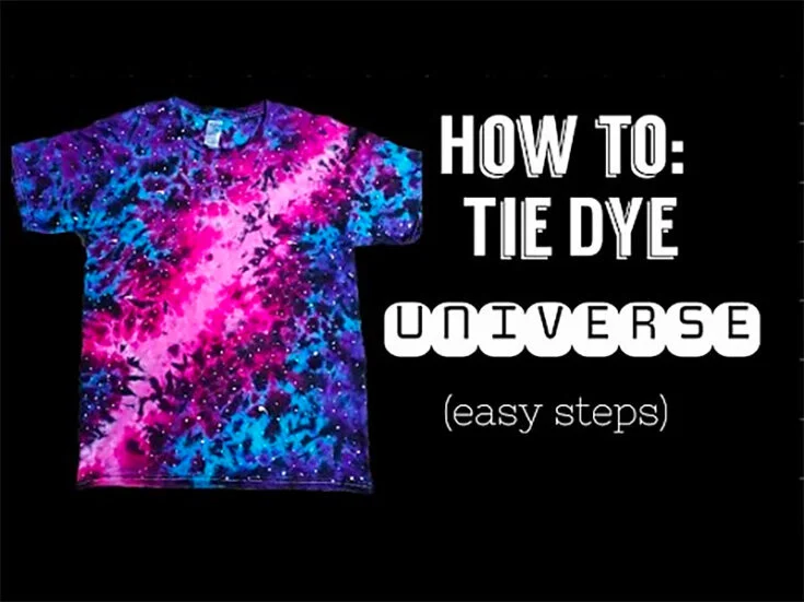 One of the 2016 classics would be the Galaxy/Universe tie dye pattern. It's not hard, as it utilizes the crumple technique to achieve a starry night effect.