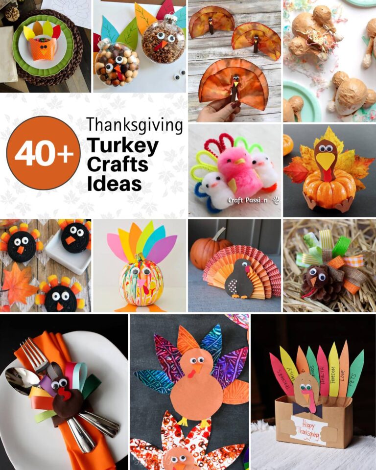 Celebrate Thanksgiving with these DIY turkey craft designs! These kid crafts are a blast to make as we honor the tradition of our feathered friends.