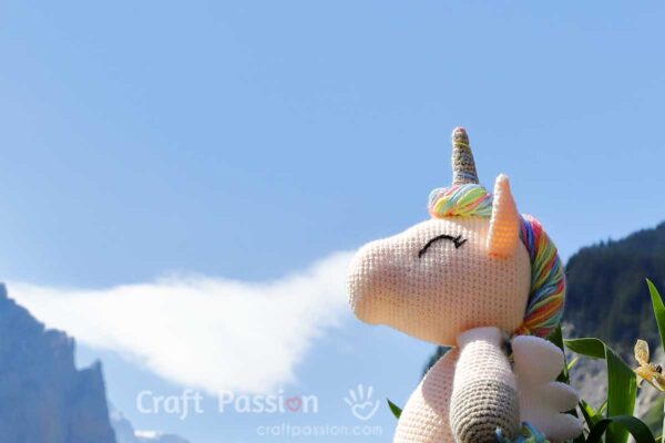 unicorn cloud 1200 crochet unicorn stuffed animal