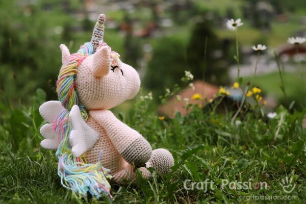 unicorn overlook village 1200 crochet winged unicorn amigurumi
