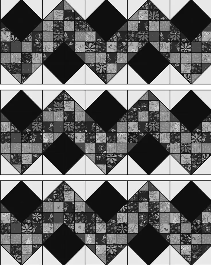 Learn how to make this Vibrations Quilt by clicking the link below! It&rsquo;s simple to make and scrap-friendly, which means you can mix and match any leftover fabric that you have to turn into this beautiful quilt. The final size is 70.5&rdquo; x 84.5&rdquo;.