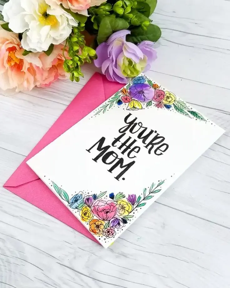 Image for Watercolor Mother&rsquo;s Day Card