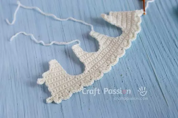 crochet dress for doll