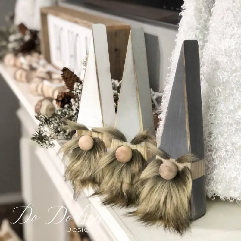 Gnomes can be crafted with almost anything you can find, including scraps! These wood block gnomes are a creative way to repurpose leftover materials while making a playful addition to your home.