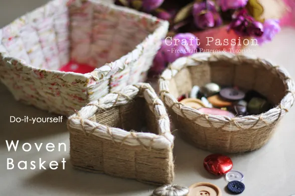 How to make easy woven basket