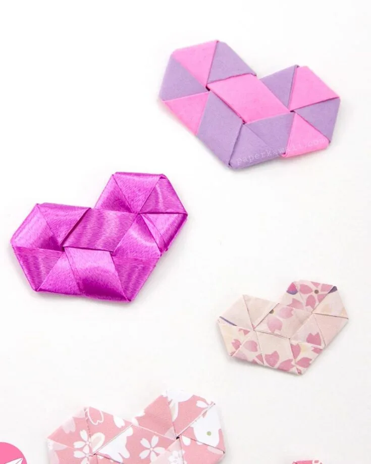 This tutorial teaches you how to make an origami heart in a different and fun way. It uses A4 paper strips to weave into this beautiful, intricate heart. You can also use other materials like plastic straws or fabric to upcycle.