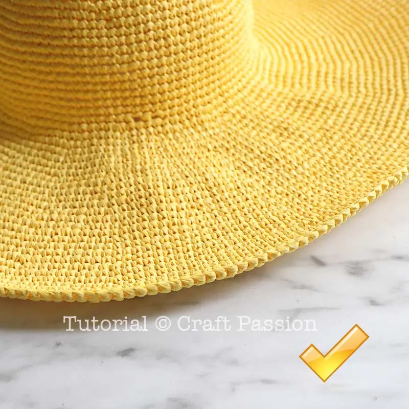crochet sun hat