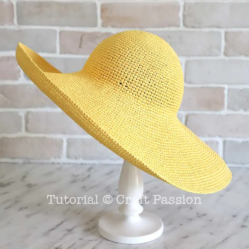 crochet sun hat