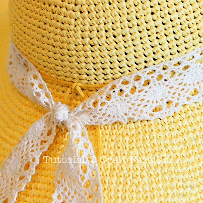 crochet sun hat