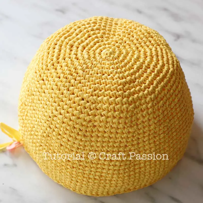 crochet sun hat