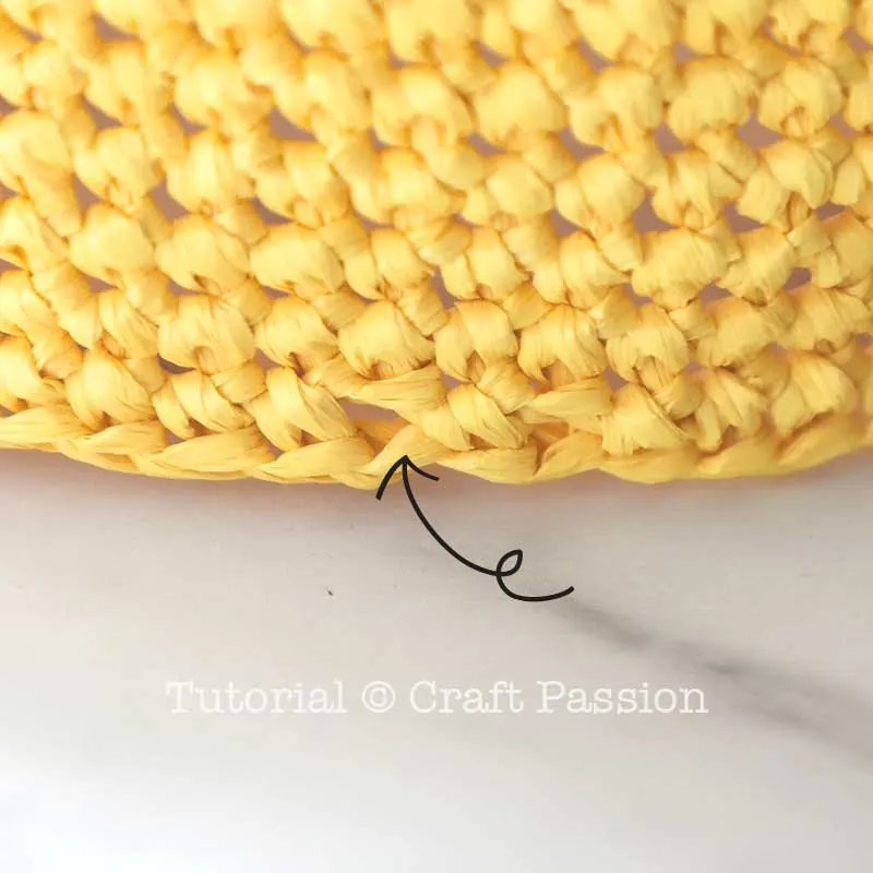 crochet sun hat