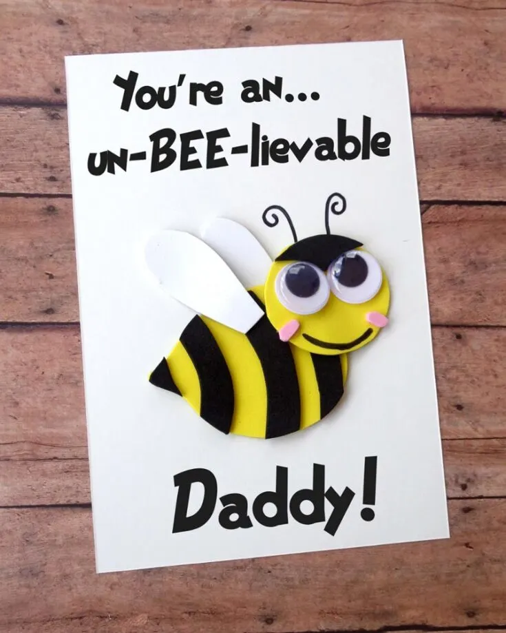 We simply can&rsquo;t get enough of how cute and punny this Father&rsquo;s Day card is. Although Dad's jokes always receive Mom's eye roll, they still send the kids laughter and joy. So, gift him back the gift of laughter on his special day, as this lovely present is simply an unforgettable one.&nbsp;
