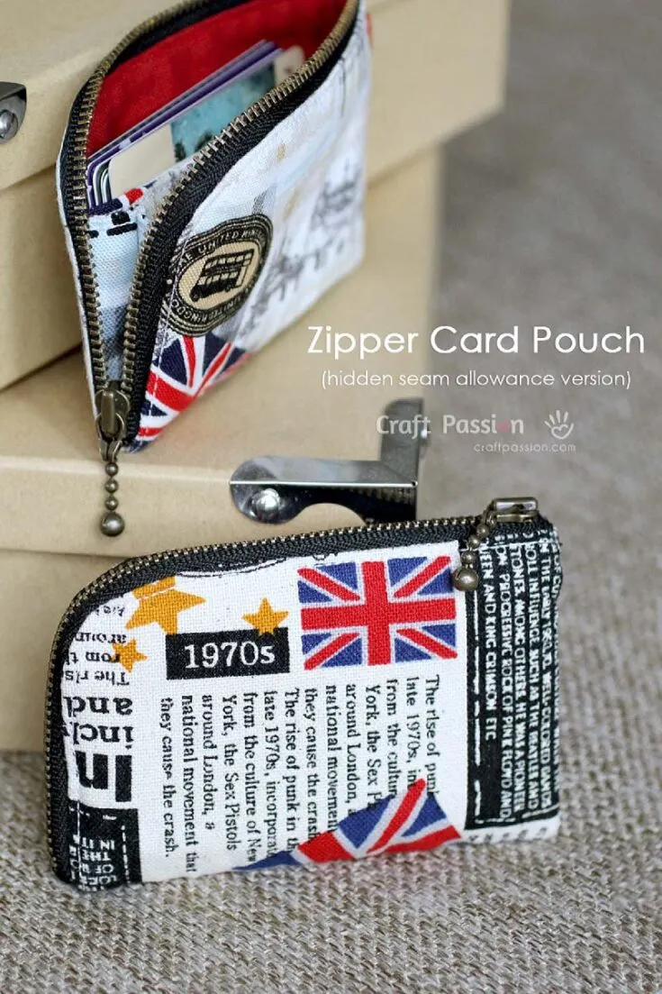 Use scraps that are thicker and more durable to sew this small zipper pouch. Get creative with the design by using a mixture of your scraps, or even utilising the applique technique shown from before! An easily customisable design that makes a great gift.