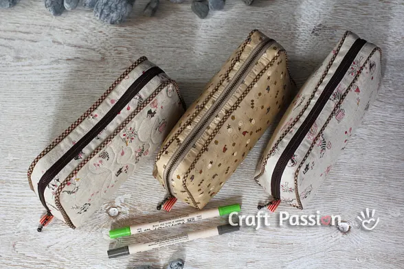 zipper pouch sewing pattern